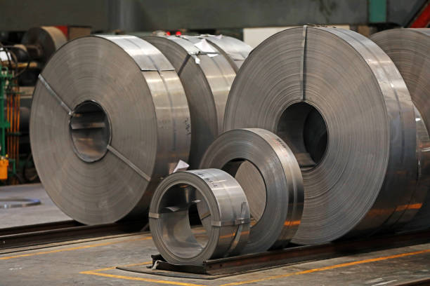 istock The rolled strip is in the production workshop, North China 1758697292