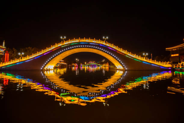 istock Night in Huifeng Lake Scenic Spot 1758711928