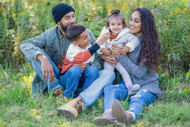 istock Fall Family Portrait 1758740298