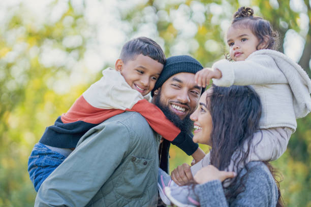 istock Fall Family Portrait 1758740303