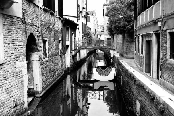 istock Venice Italy in black and white 1758812490