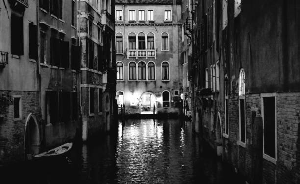 istock Venice Italy in black and white 1758813031