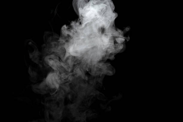 istock Abstract powder or smoke effect isolated on black background 1758833351