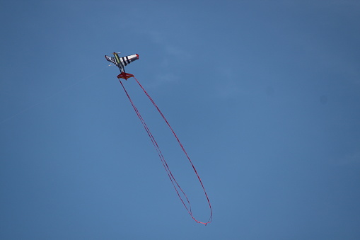 Jersey, U.K.- September 11, 2014: The British Red Arrow display team taking part in the Jersey International Airshow 2014 over St.Aubin's Bay flying with the Hawk T1 jets.