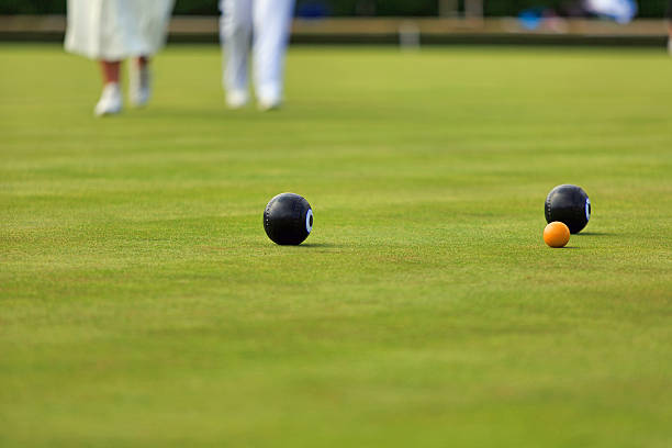 istock Ladies playing lawn bowls 175884495