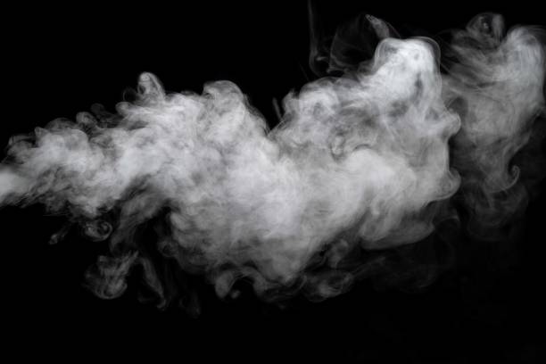istock Abstract powder or smoke isolated on black background 1758848508