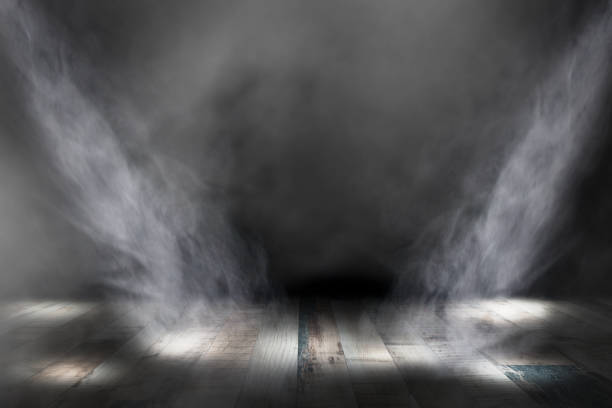 istock lighting and smoke on stage with wooden floor 1758857963
