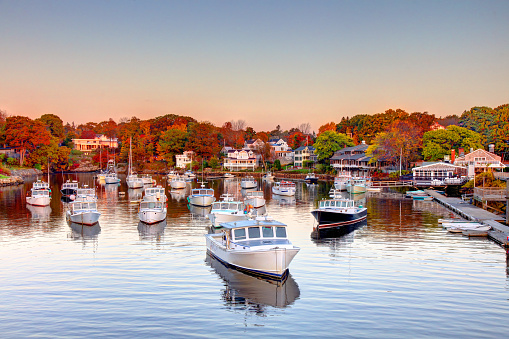 Perkins Cove is charming coastal village nestled on the shores of Ogunquit, Maine