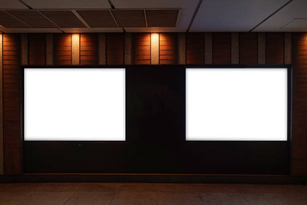 istock Advertising poster board inside department store 1758922677
