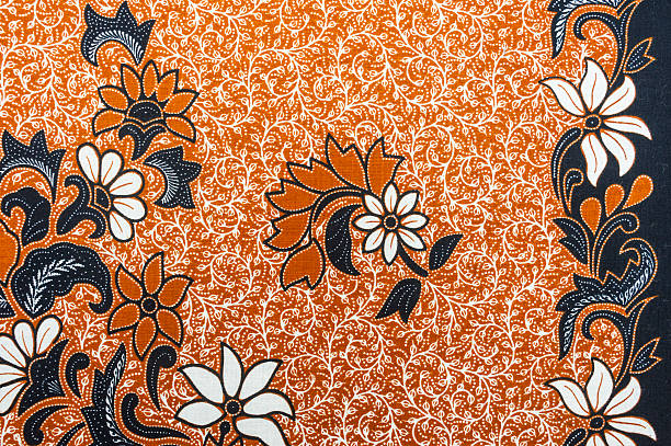 Beautiful Batik Pattern Beautiful Batik Pattern malaysian batik stock pictures, royalty-free photos & images