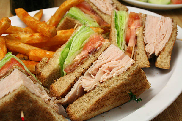 istock Turkey Club Sandwich 175895342
