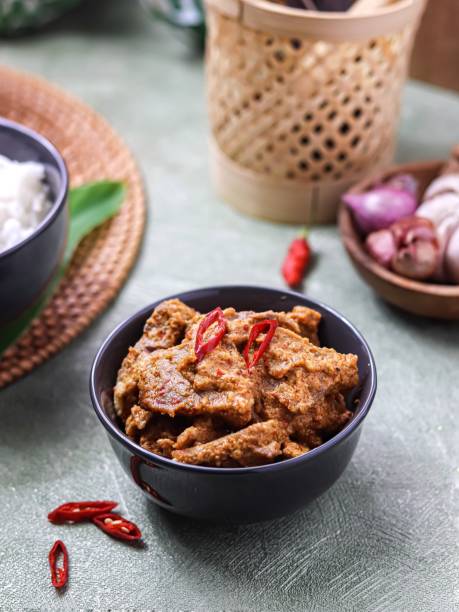 istock Rendang or Randang, Made has been slow cooked and braised Beef Stew and Coconut Milk with Various Herbs and Spice 1759000918