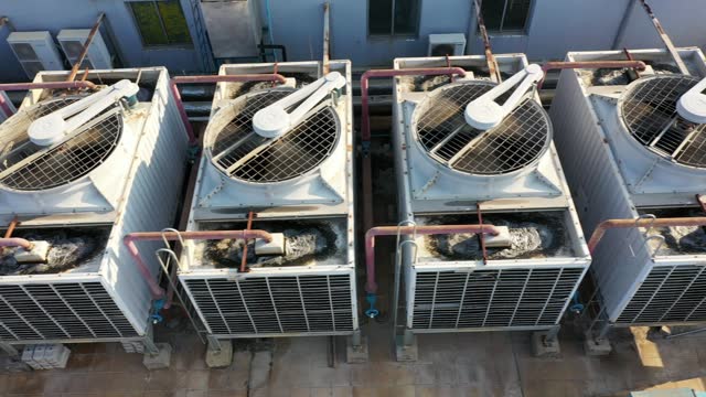 Office building roof exhaust system