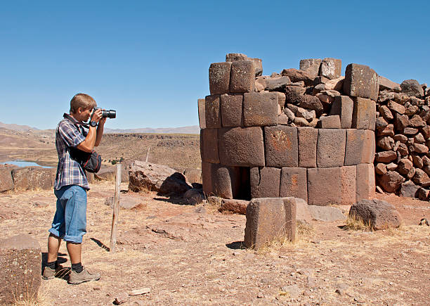 istock Photographer in Sillustani 175901733