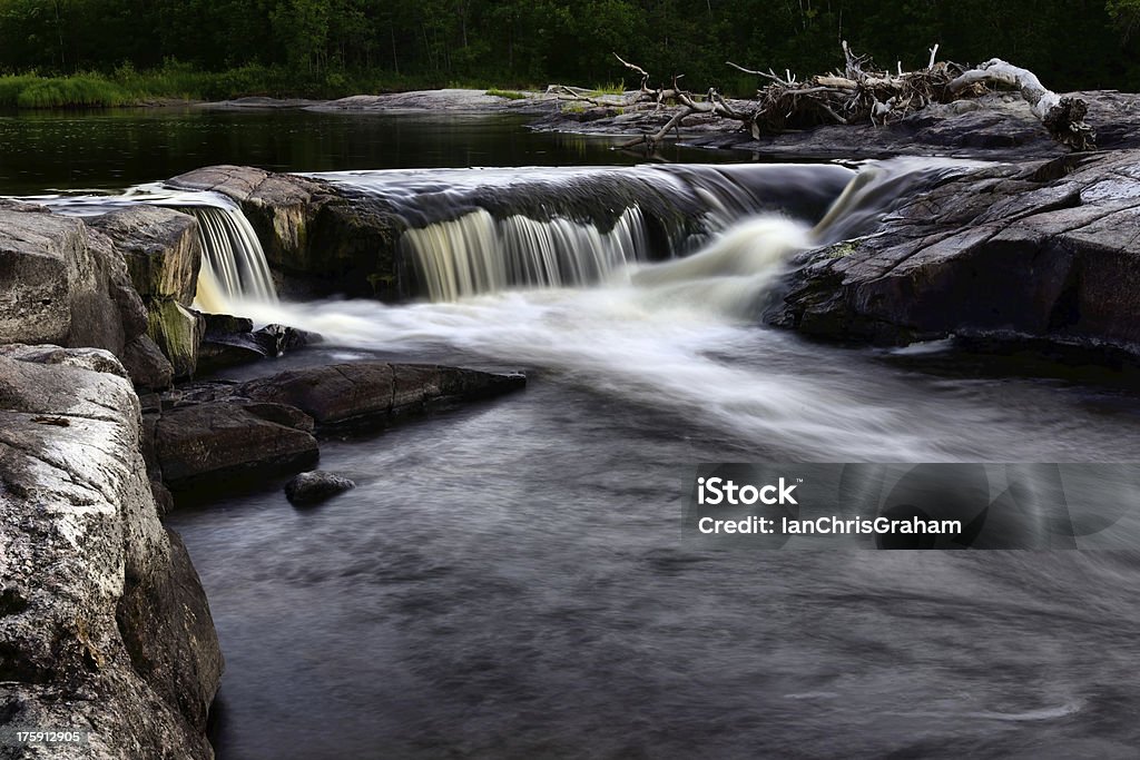 Whitemouth Falls Landscape featuring the waterfall Whitemouth Falls. Canada Stock Photo