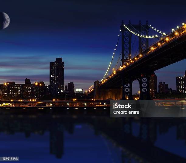 Foto de Ponte De Manhattan e mais fotos de stock de Arquitetura - Arquitetura, Brooklyn - New York, Centro da cidade