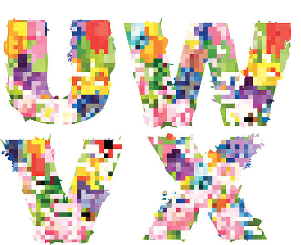 istock Alphabet of flowers VXUW 175913222