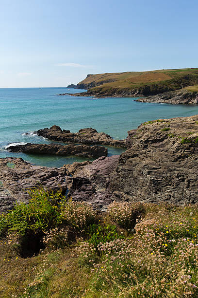 istock Cornwall coast view from New Polzeath England UK 175913648