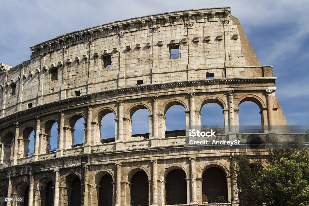 The Colosseum in Rome, Italy Amphitheater Stock Photo