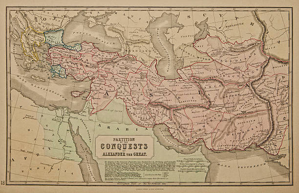 istock Ancient map of the world . 175914221