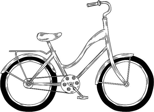 Bicycle vector art illustration