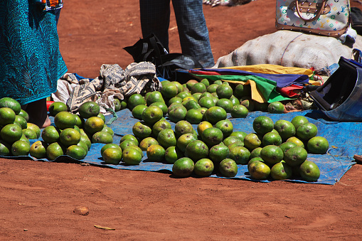 Fruits on the local market in Africa, Moshi