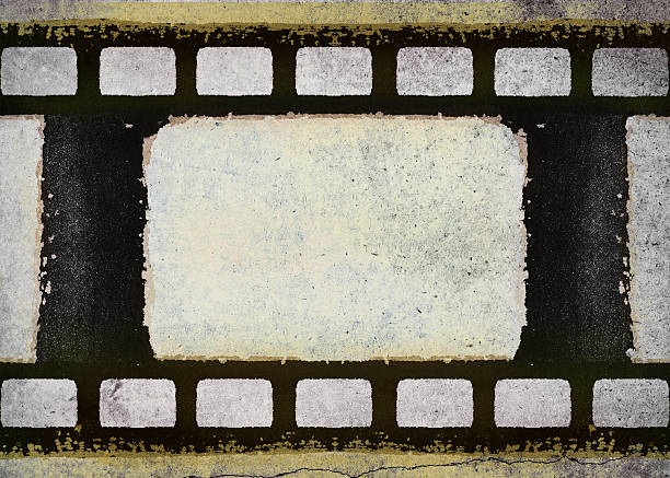 istock Old grunge drawing film strip 175916846