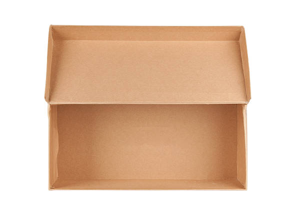 istock Closed shipping cardboard box isolated 175916853