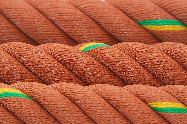 istock Closeup of Manila Nylon Ropes use for background 175917033