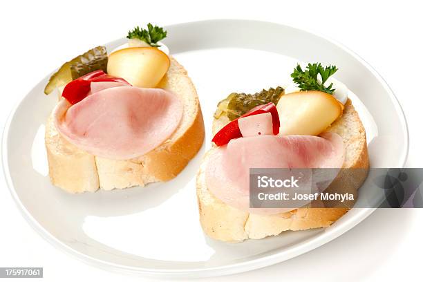 Sandwiches Mit Schinken Und Ei Stockfoto und mehr Bilder von Abnehmen - Abnehmen, Baguette, Bildschärfe