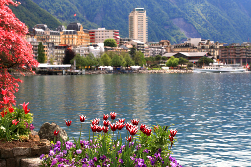 Montreux and  Lake Geneva, Switzerland.