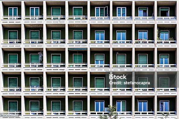 Old Building Facade Stock Photo - Download Image Now - Apartment, Balcony, Built Structure