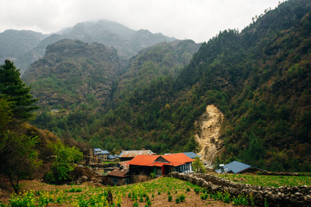 istock Nepalese village in the Himalayas 1759228206