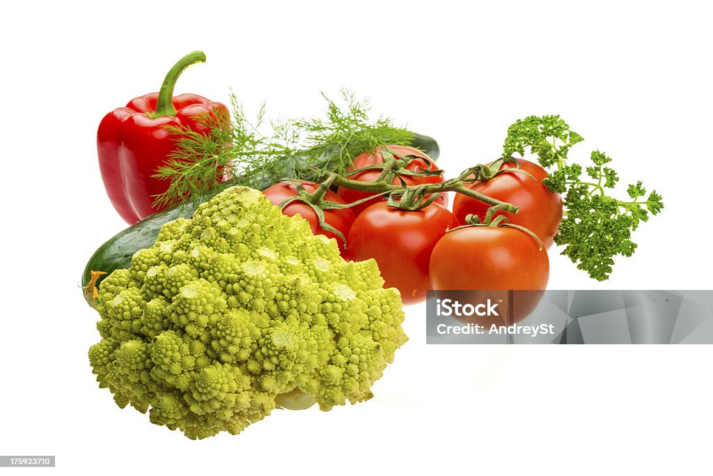 Cavolo romanesco - Foto stock royalty-free di Agricoltura