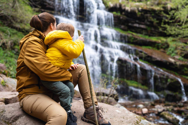 istock Mother and son on a hiking trip 1759252102