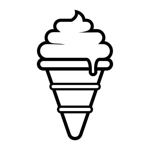 Vector illustration of Icon for Ice Cream