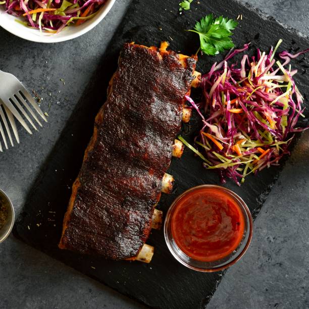 istock Spicy grilled spare ribs 1759348374