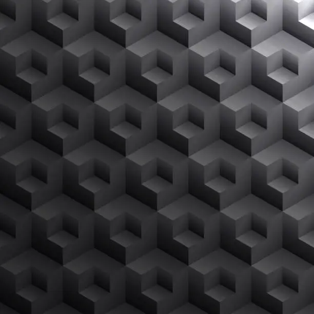 Vector illustration of Abstract gray background - Geometric texture