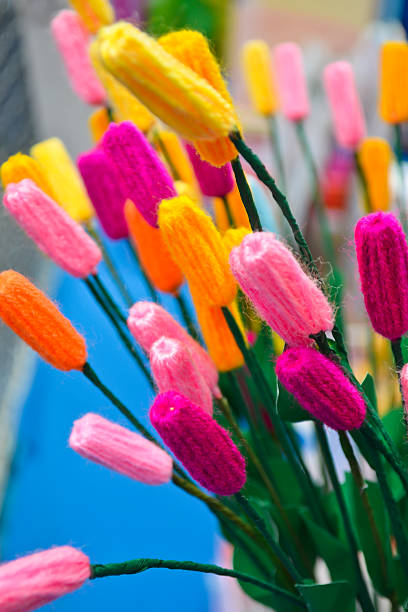 The various combinations of colorful autumn flowers, which were demonstrated at Ueno Park, Tokyo, Japan.