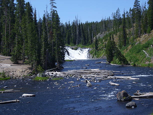 istock Lewis Falls in Yellowstone Park 175939265
