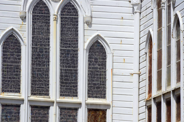 Georgetown, Guyana: Saint George's Anglican cathedral, seat of the Bishop of Guyana - architect Sir Arthur Blomfield and opened in 1892, but only completed in 1899 - Designed in Gothic style, it is one of the tallest wooden churches in the world. Church in the Province of the West Indies. Church Street