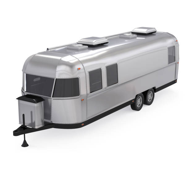 istock Vintage Camper Trailer Isolated 1759404125