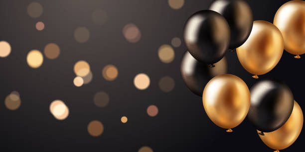 istock 3D golden balloon design background beautiful illustration banner template vector 1759411515