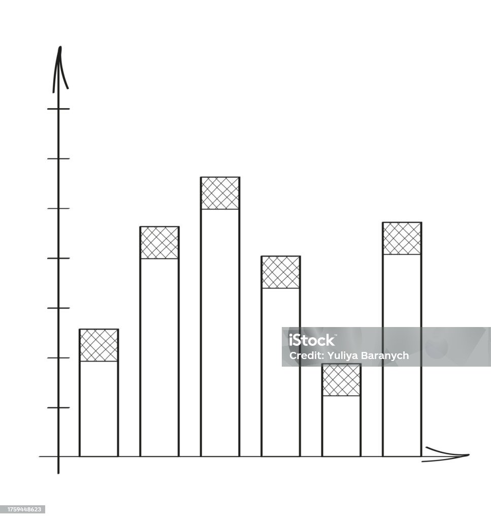 Graph Approximation Maths Chart Graph Vector In Doodle Style Approximation Statistics Financial ...