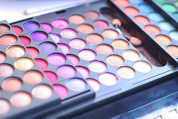 istock Lipstick and lipgloss makeup palette 175945409
