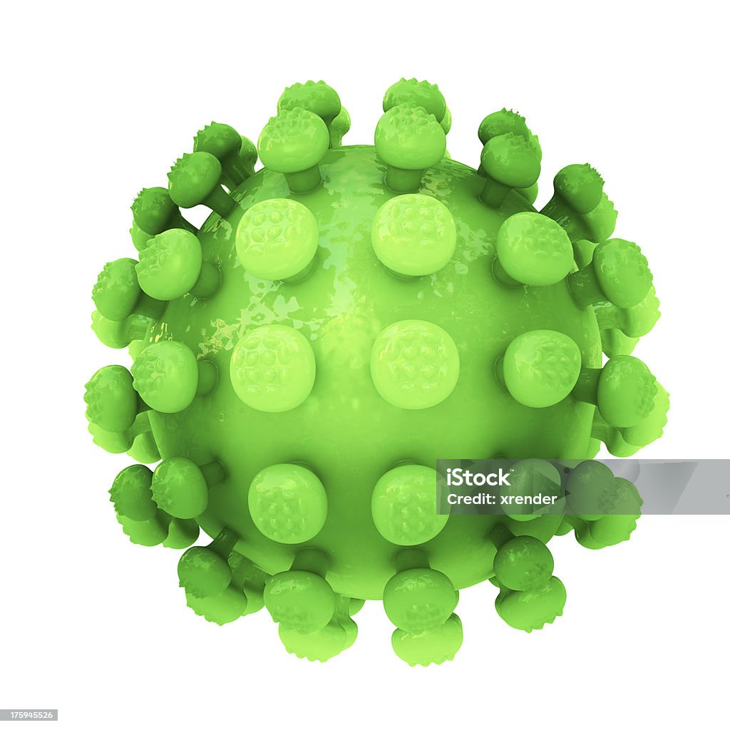 Coronavírus - 3d ilustração desenhados - Royalty-free Bactéria Foto de stock