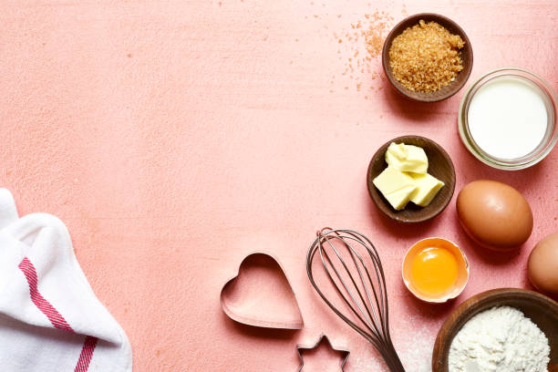 istock Food background with ingredients for baking. Top view with copy space. 1759475021
