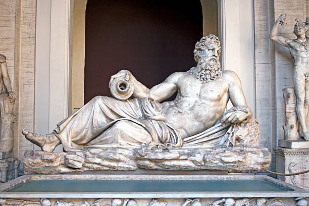 istock Sarcophagus with Statue, Vatican Museums, Rome, Italy 175950563