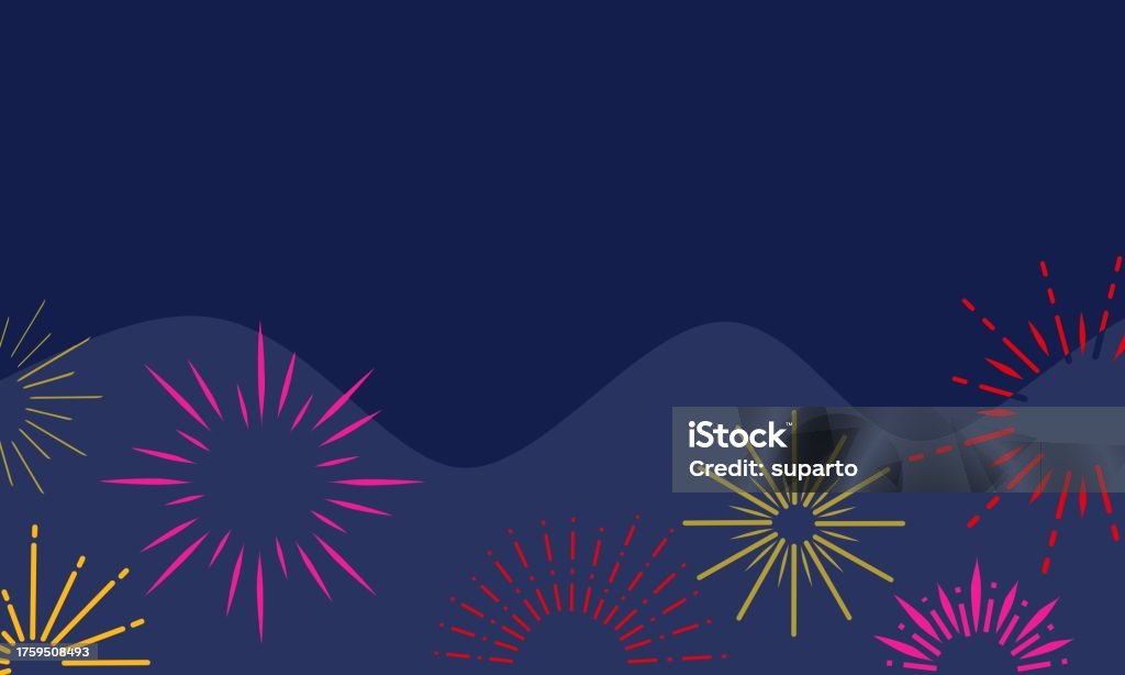 Fireworks Exploding Shape Background Festive Colorful Fireworks In Various Shapes Exploding ...