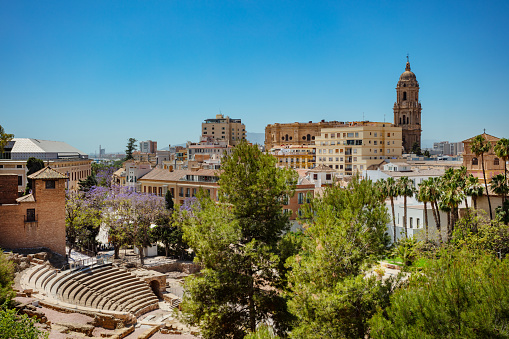 View of the facade of the Valencia City Hall.